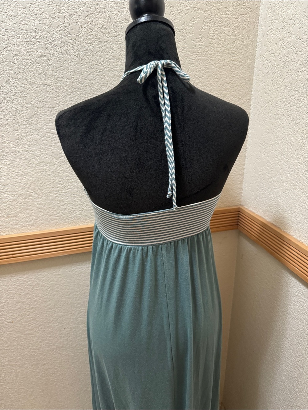 Mossimo Supply Co. Sage Green Strapless Halter Maxi Dress Size S - Picture 5 of 8